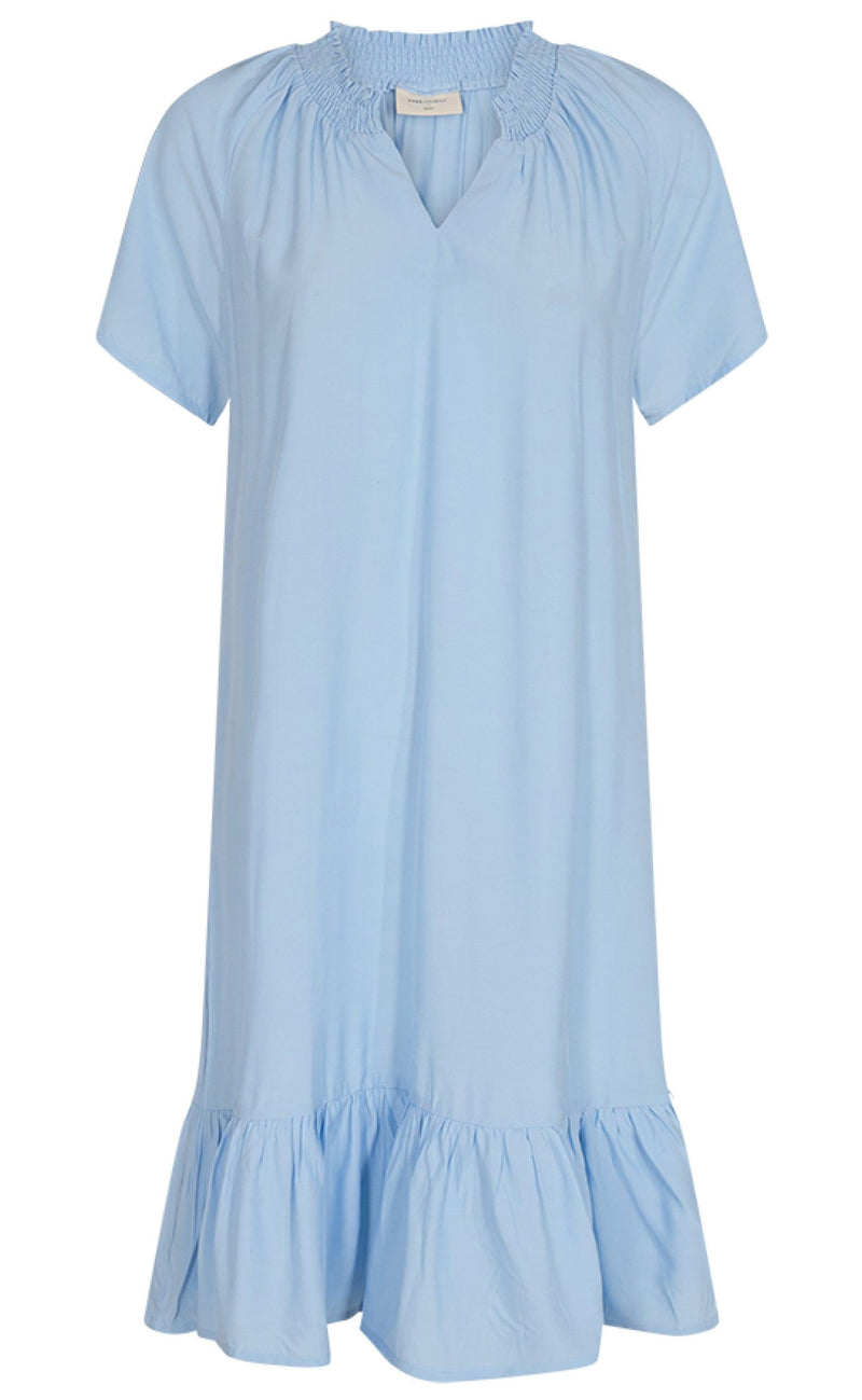 Freequent Kjole - Meralda - Chambray Blue