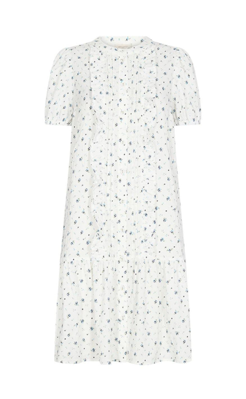 Freequent Kjole - Tiney - Off-white Mix