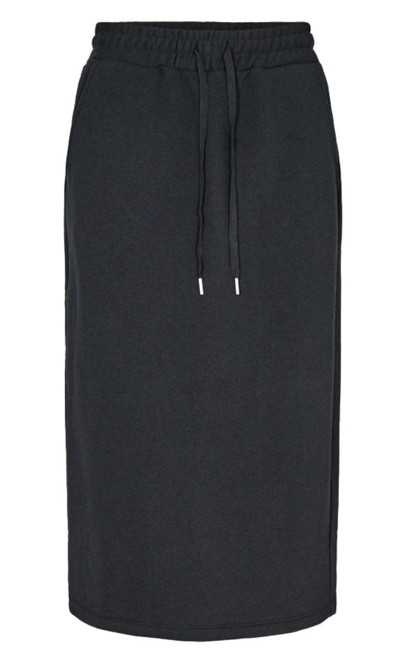 Freequent Nederdel - Curly - Black