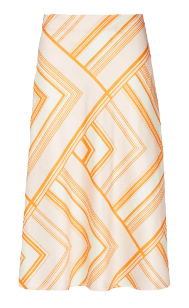 Freequent Nederdel - Semia - Flame orange