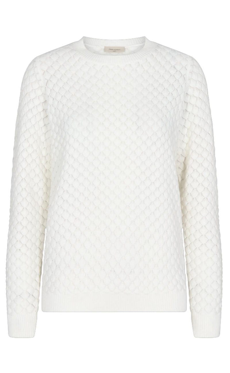 Freequent Pullover - Dodo - Offwhite