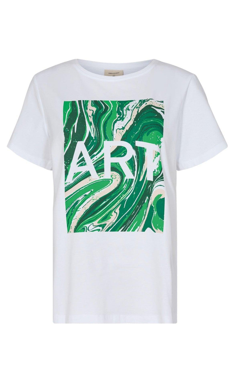 Freequent T-shirt - Fenjal - Brilliant White