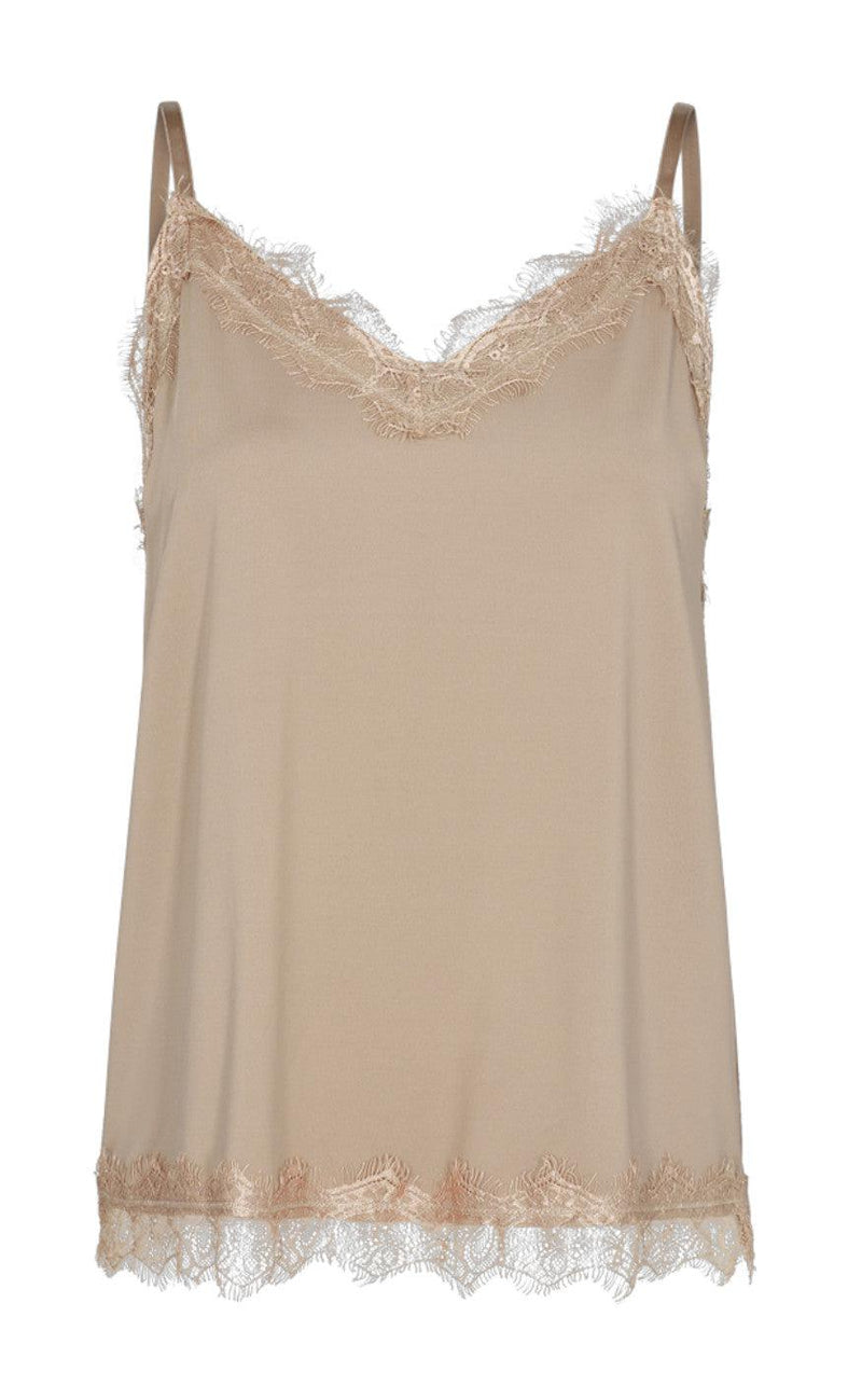 Freequent Top - Bicco - Desert Taupe