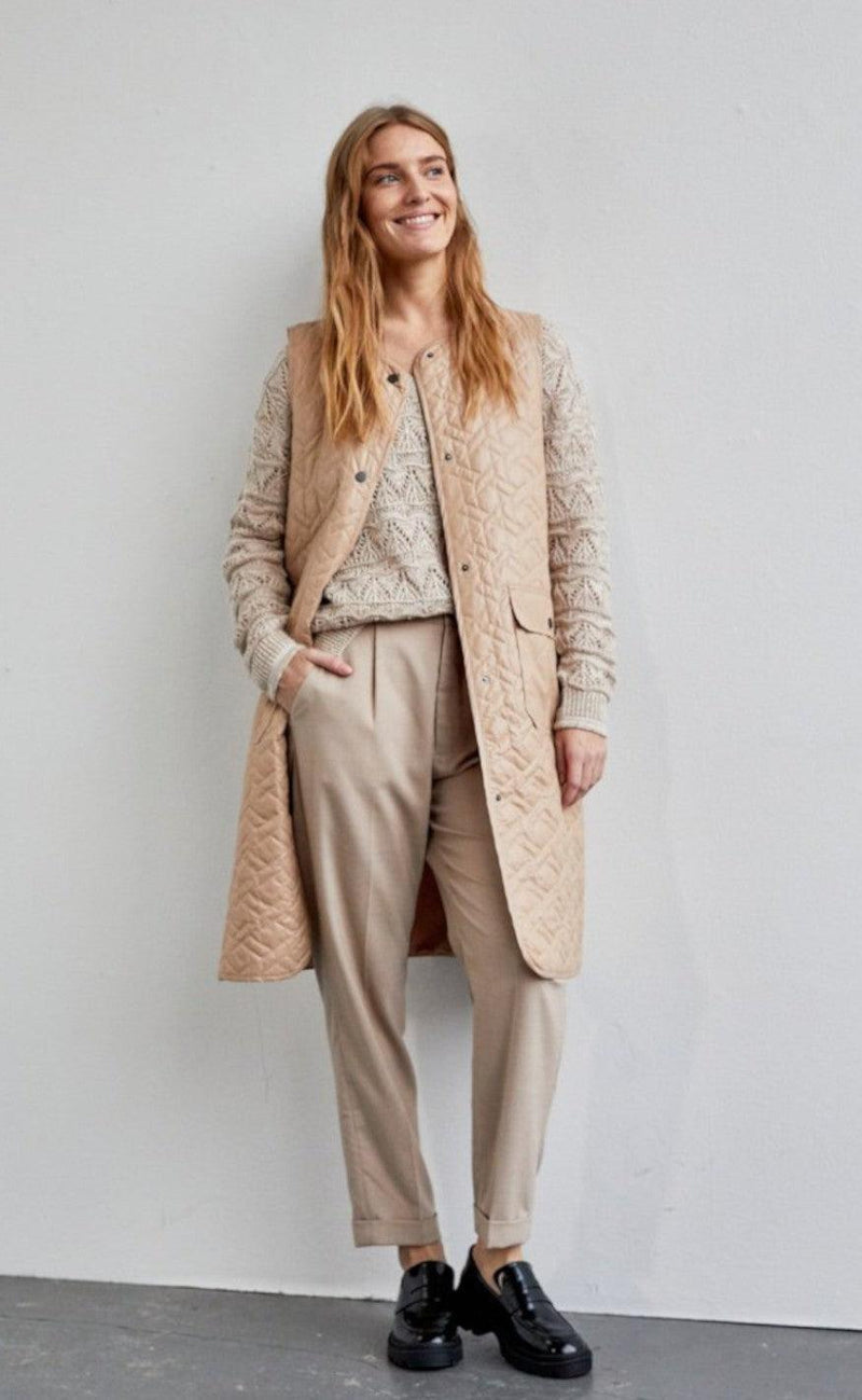 Freequent Vest - Olena - Beige Sand