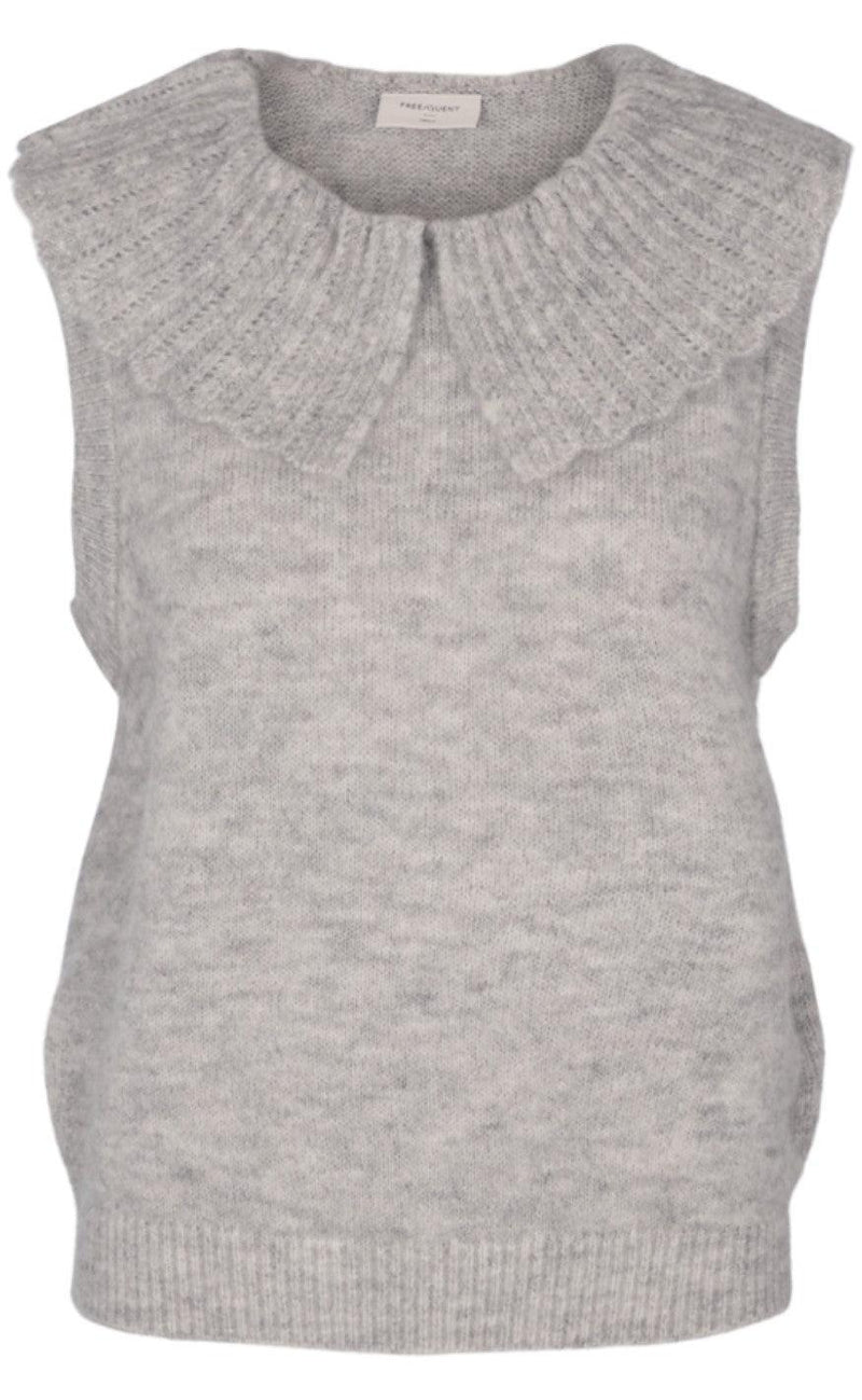 Freequent Vest - Sila - Oatmeal Melange