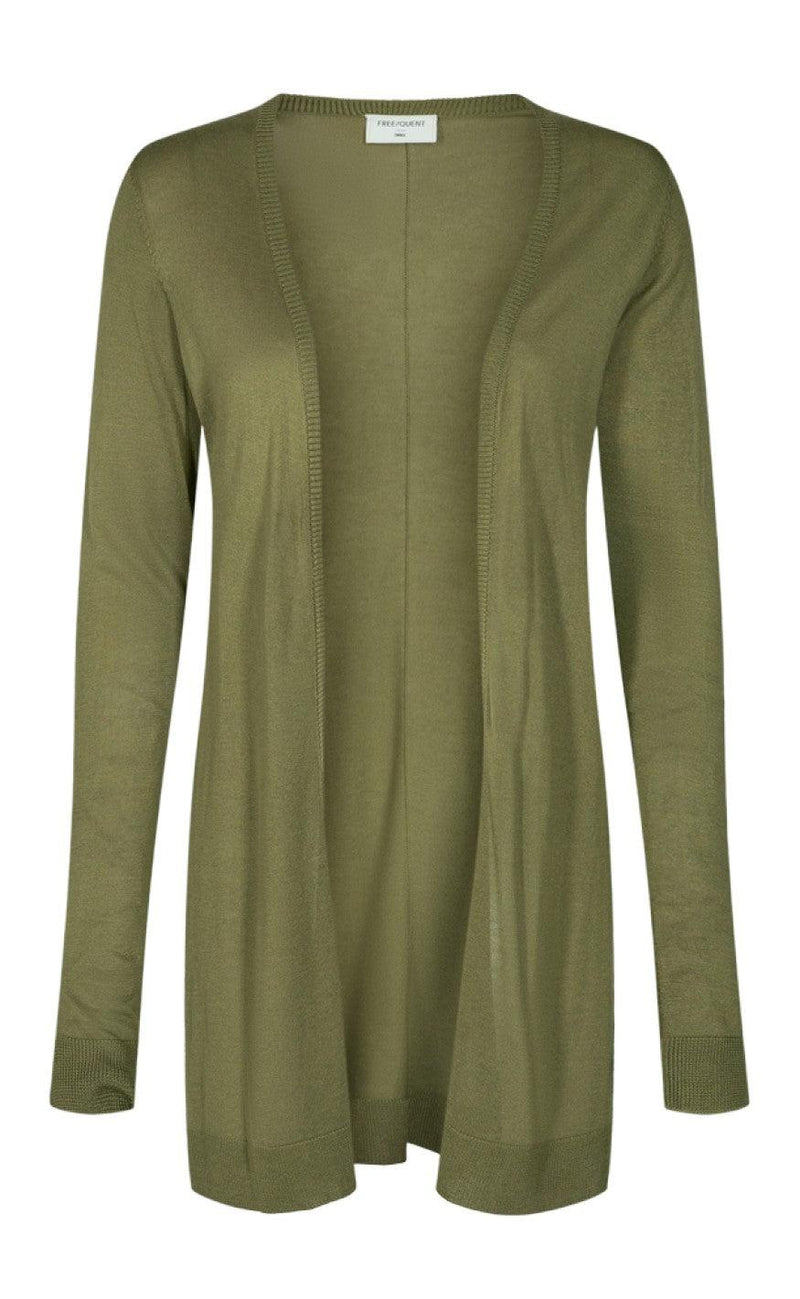 Freequent cardigan - Elina - Burnt Olive