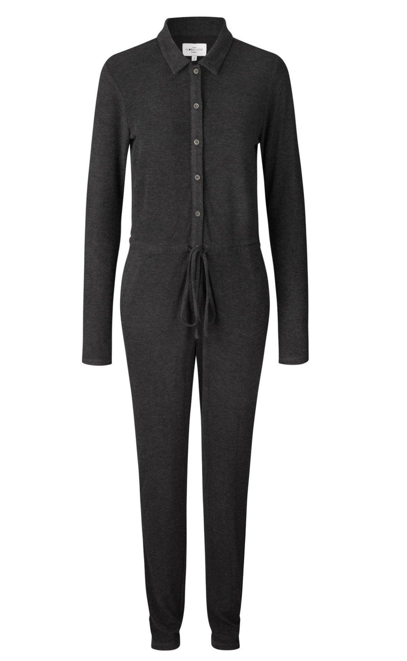 Global Funk Buksedragt - Boyer - Dark Grey Melange