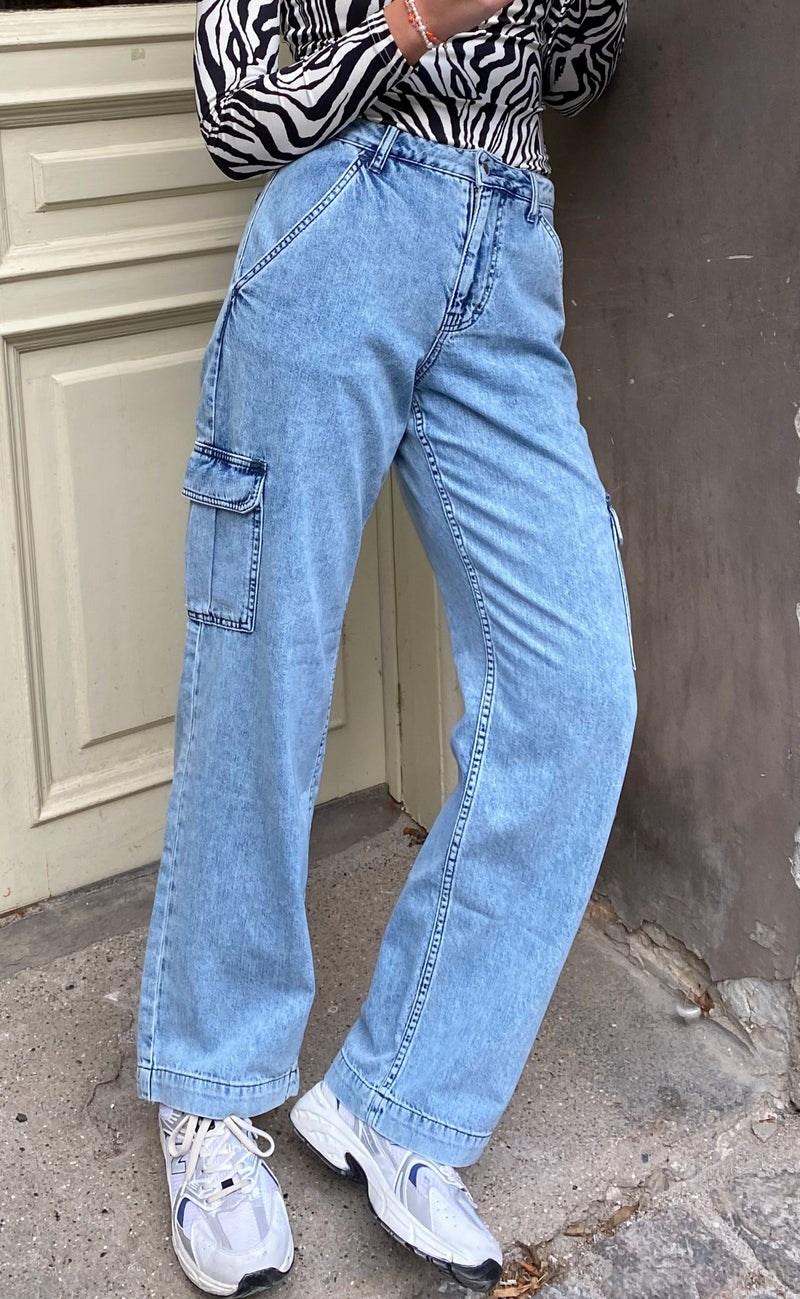 Global Funk Bukser - Nelliea-G - Light Blue