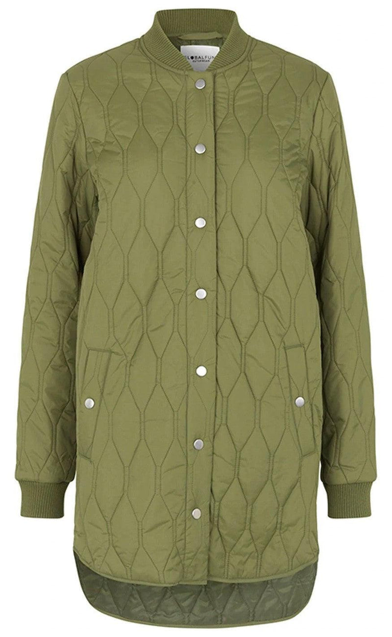 Global Funk Jakke - Even Recycled - Pale Olive