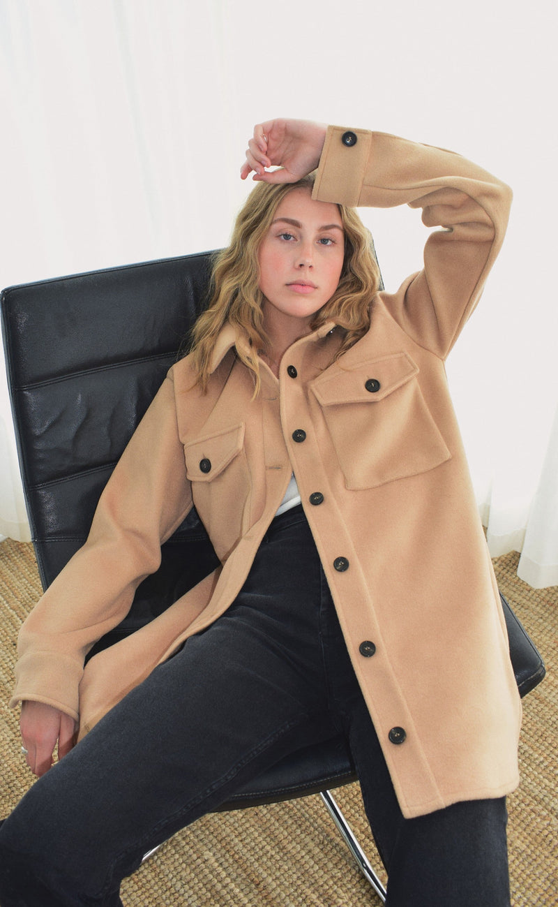 Global Funk Jakke - Heaton - Light Camel