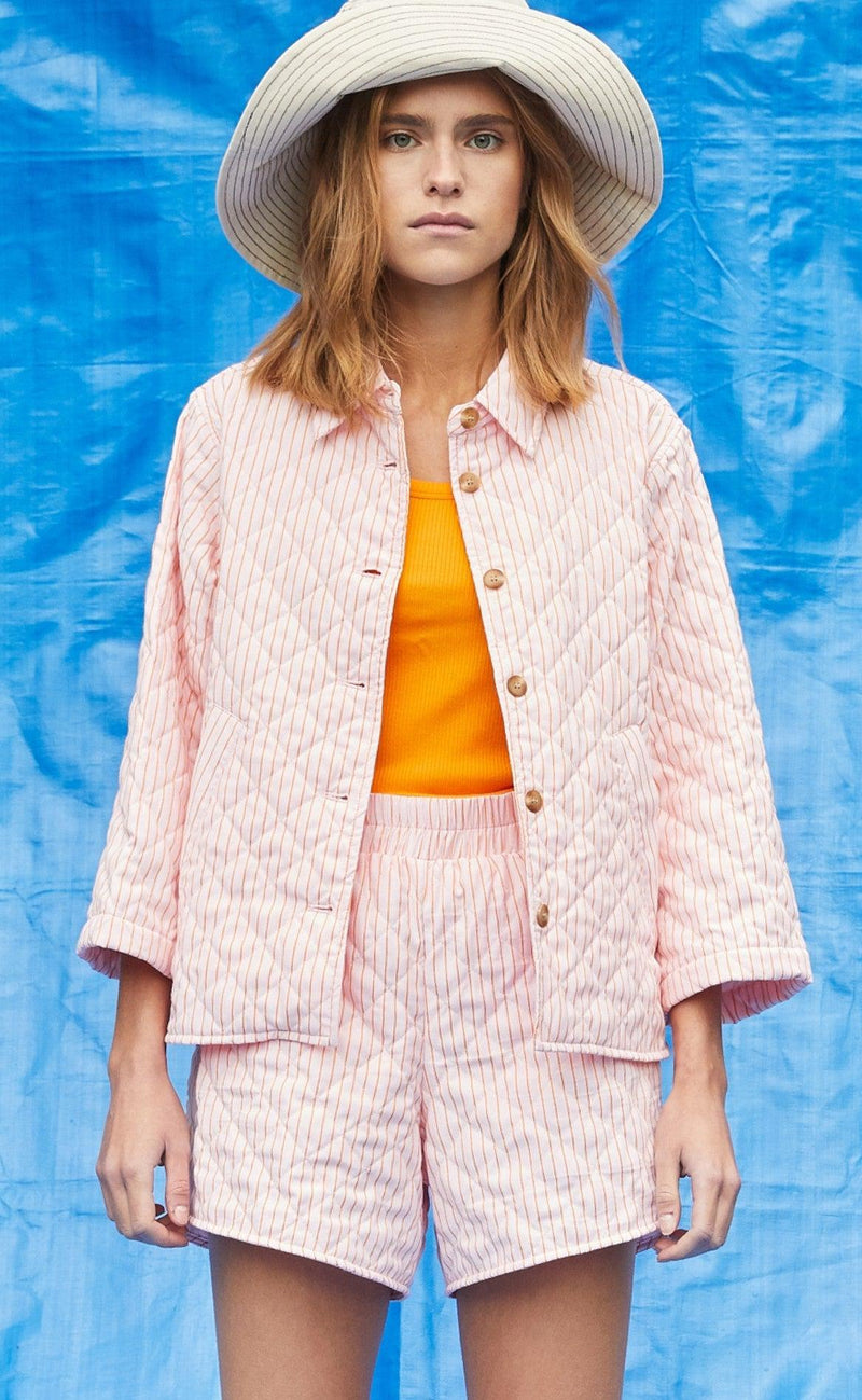 Global Funk Jakke - Rosemy-G - Tangerine Stripe