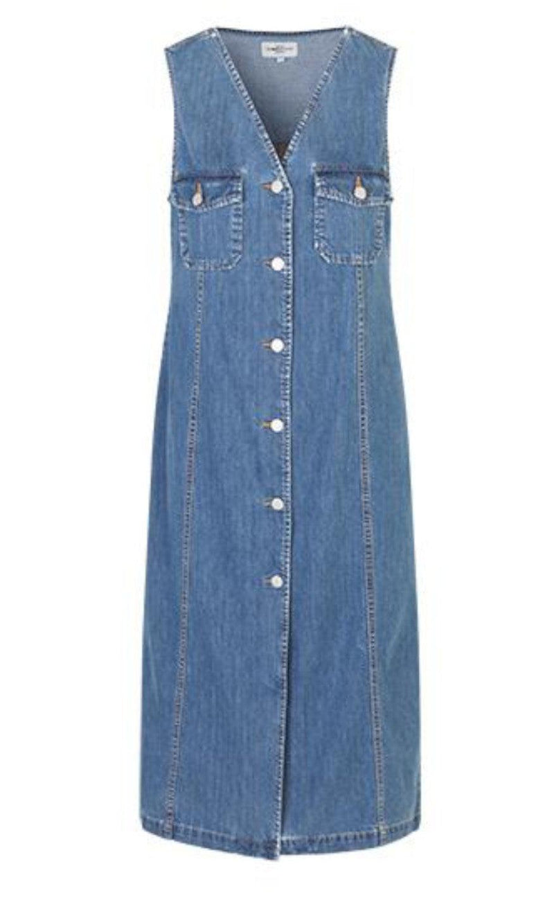 Global Funk Kjole - Oliwia - Mid Vintage Blue
