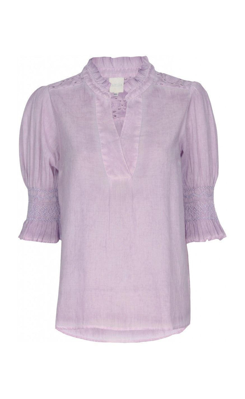 Gossia Bluse - Fleur - Lavender Washed