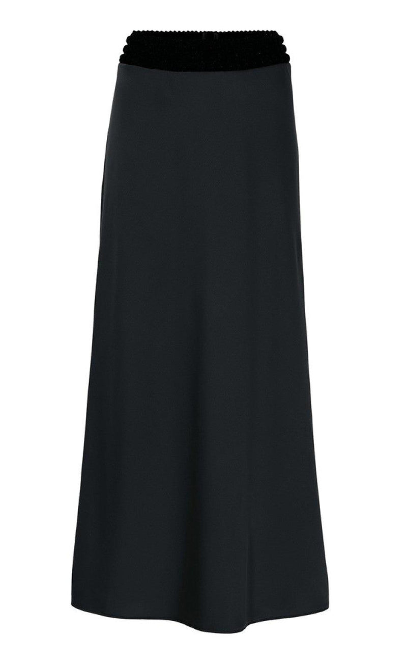 Gustav Nederdel - Elly Bias Cut Skirt - Black