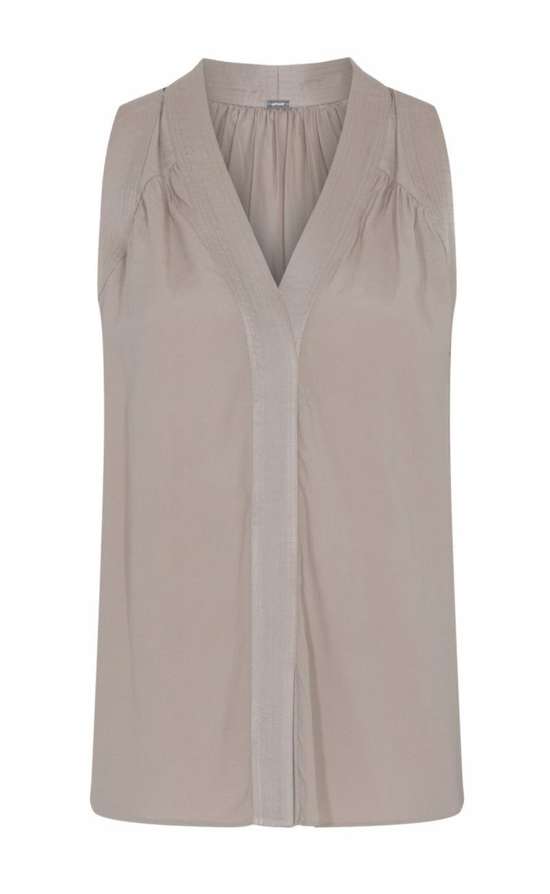 Gustav Top - Aisa Halter Neck - Champagne