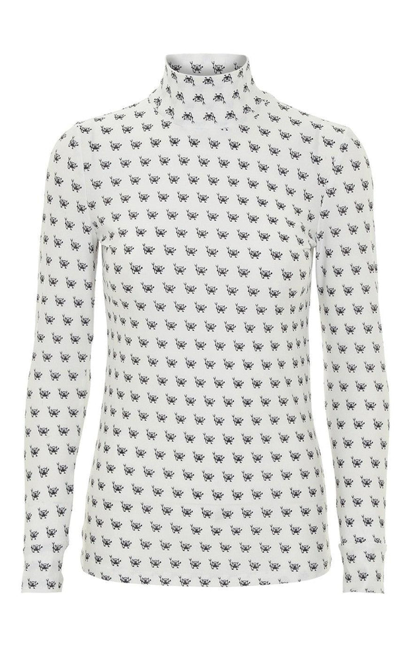 Hunkøn Bluse - Devil Yoga - White