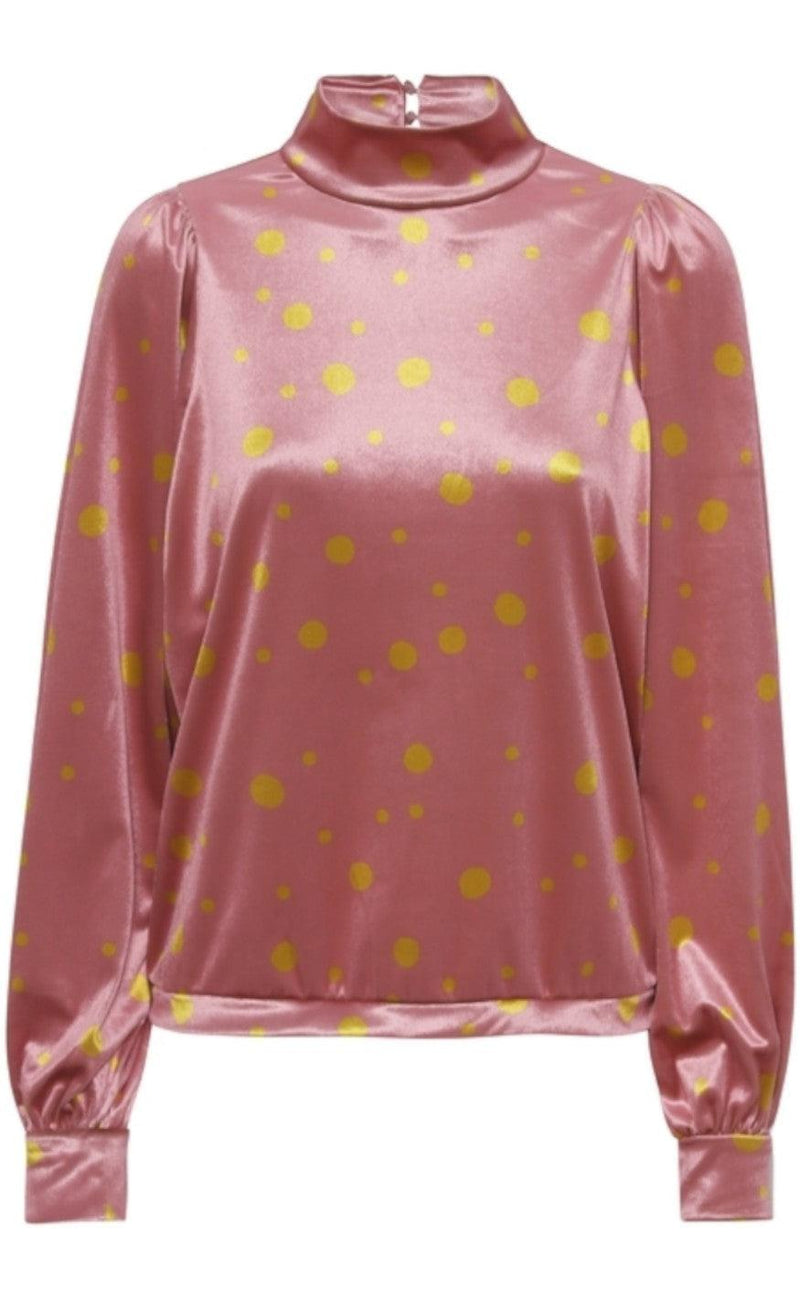 Hunkøn Bluse - Maddie - Rose/yellow