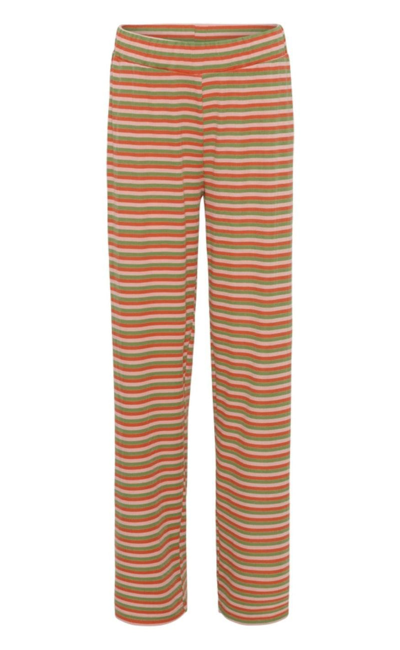 Hunkøn Bukser - Ginnie - Peach Striped