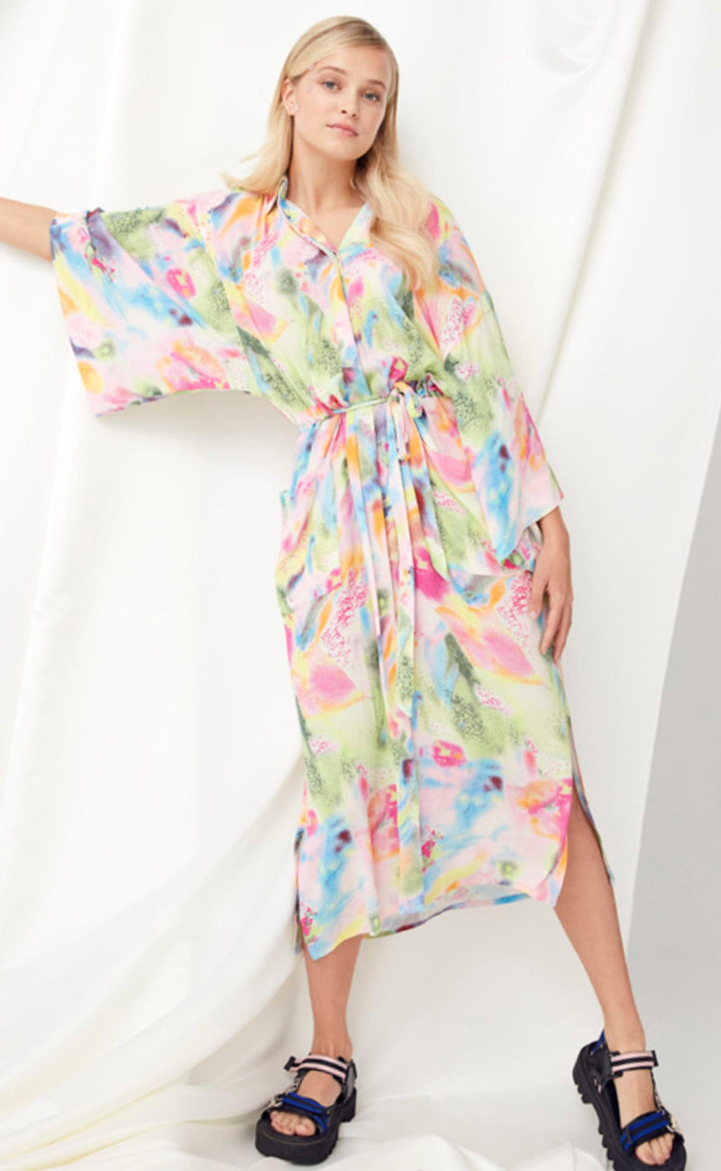 Hunkøn Kimono - Kristina - Pink Palette