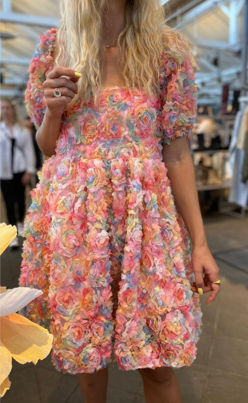 Hunkøn Kjole - Leia Dress - Rainbow