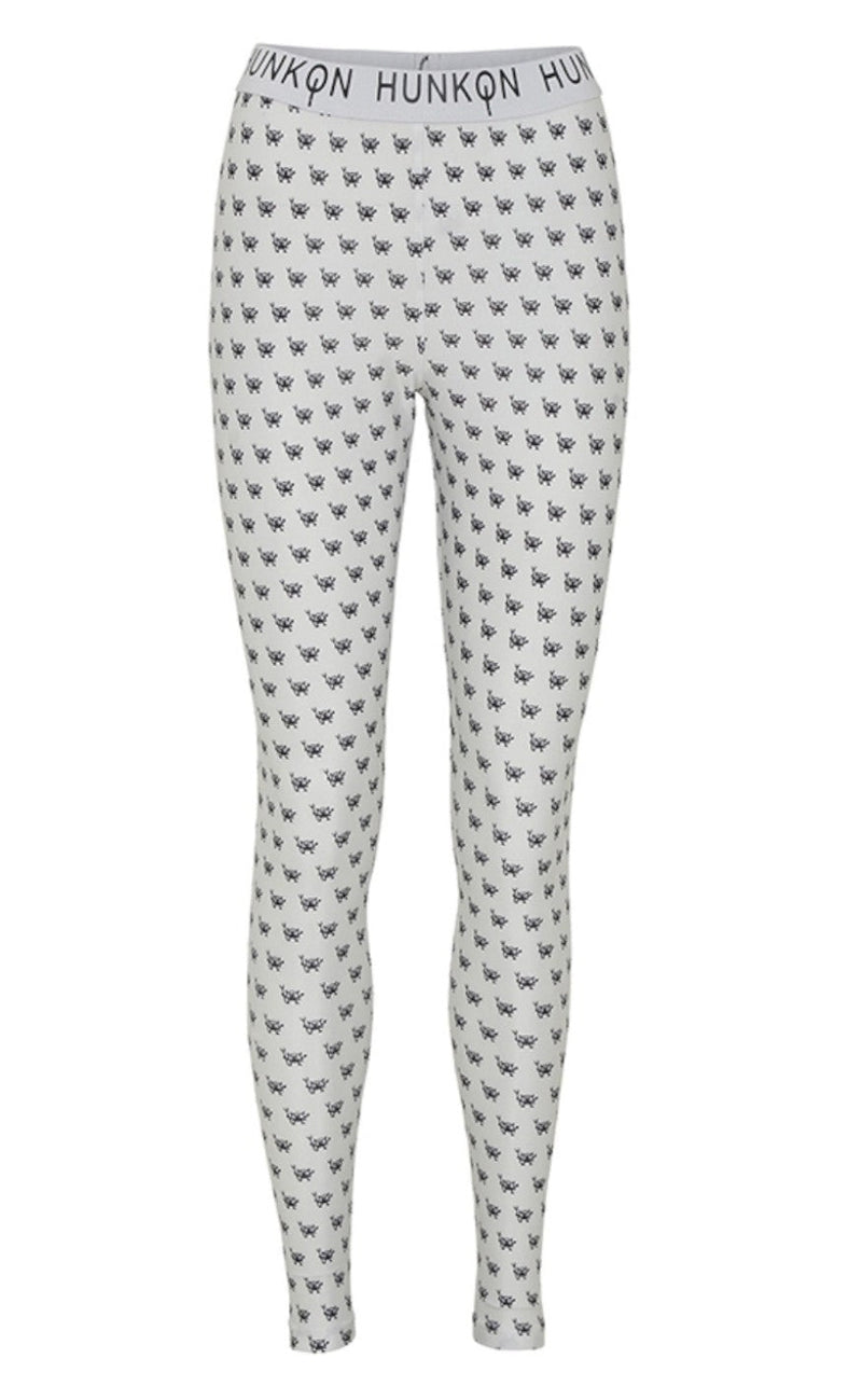 Hunkøn Legging - Devil Yoga - White