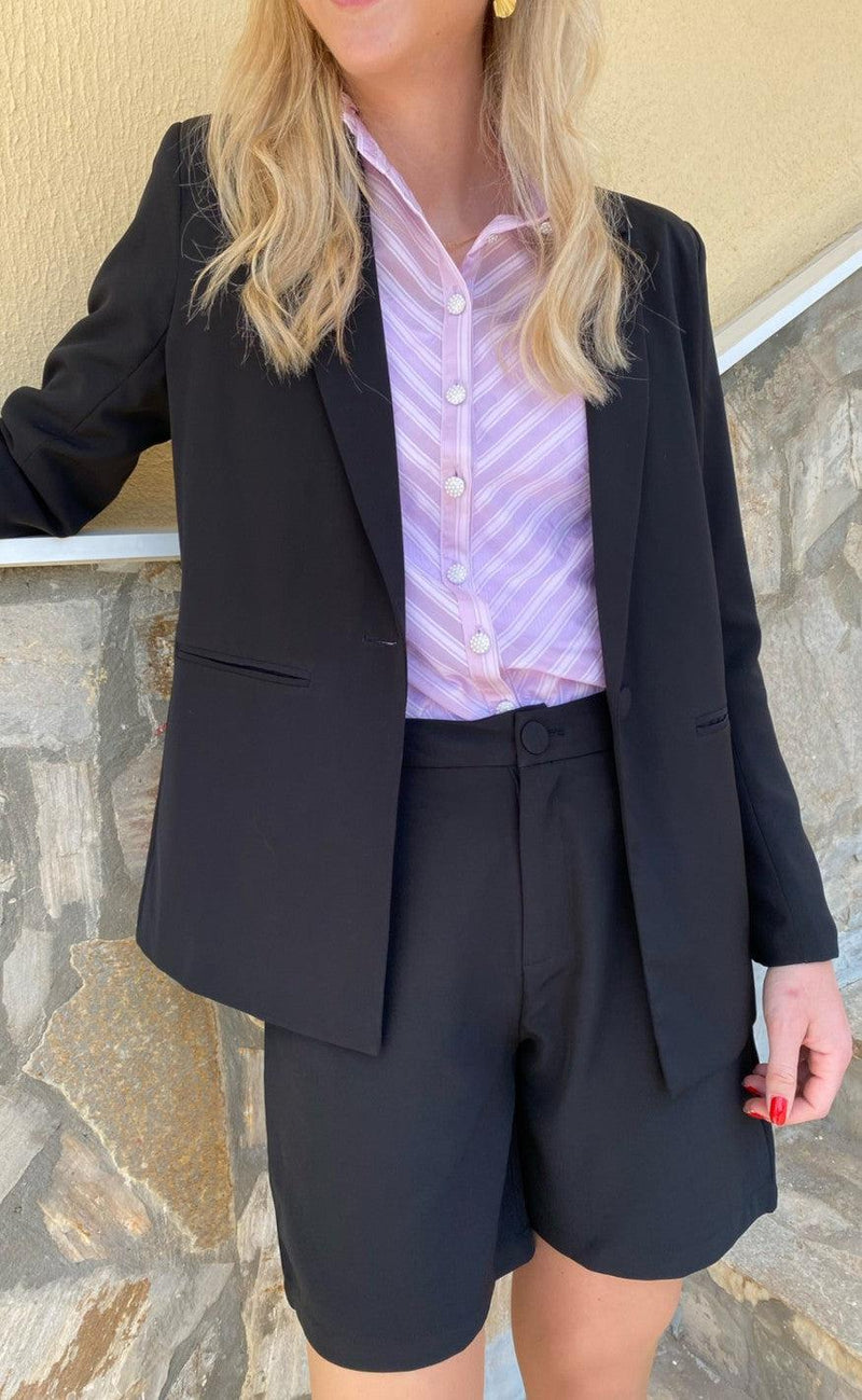 INA Copenhagen Blazer - Mai - Black