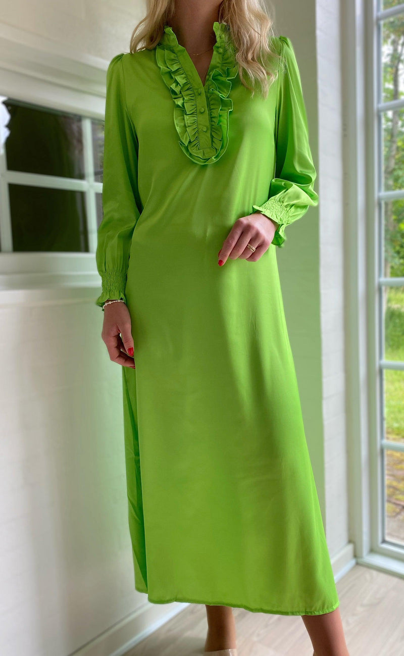 INA Copenhagen Kjole - Cami long - Green