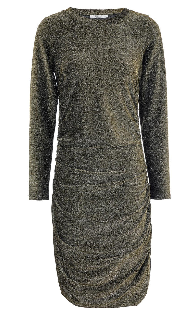 INA Copenhagen Kjole - Freja - Gold Glitter