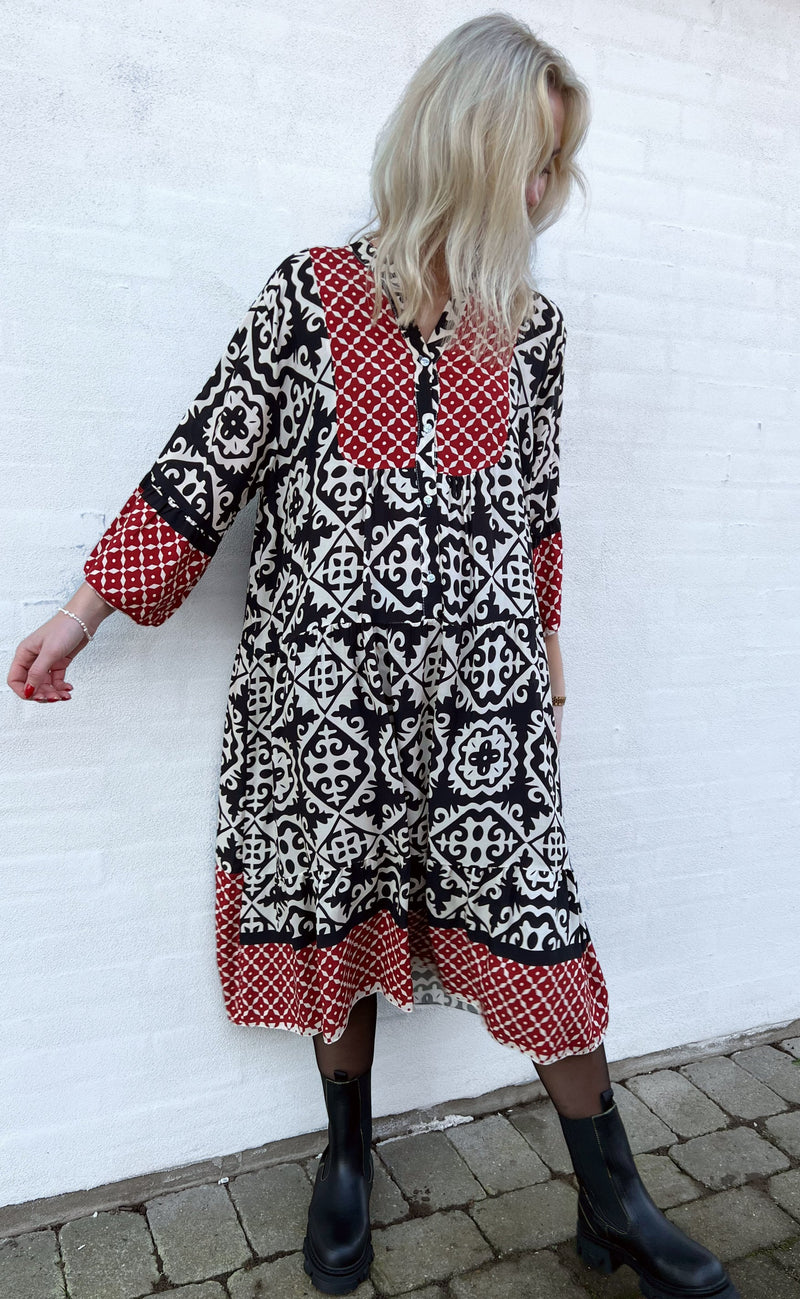 INA Copenhagen Kjole - Pauline - Black Boheme