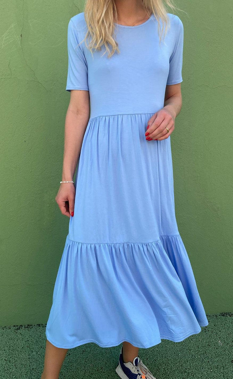 INA Copenhagen Kjole - Soffi - Light Blue