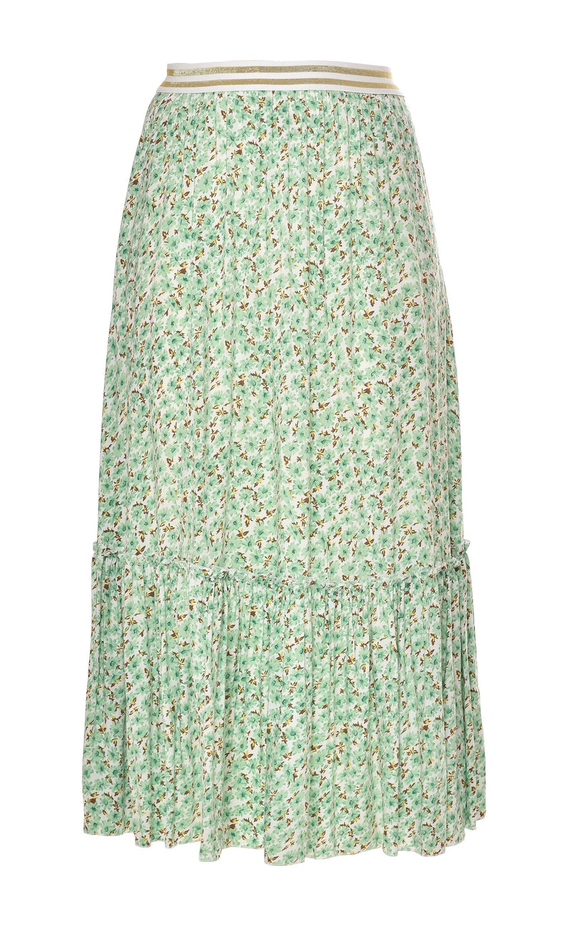INA Copenhagen Nederdel - Hanna - Mint Green Flower