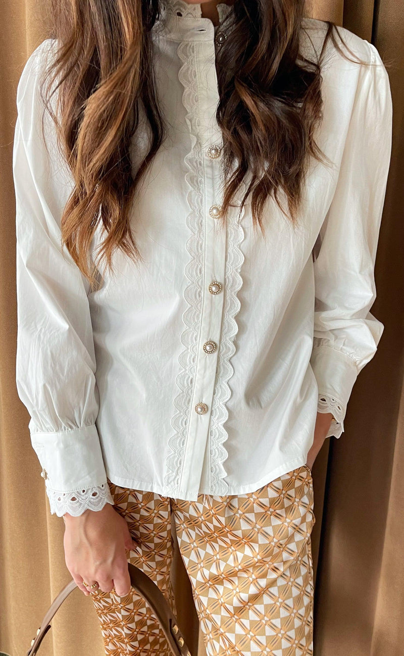 INA Copenhagen Skjorte - Ellie - White