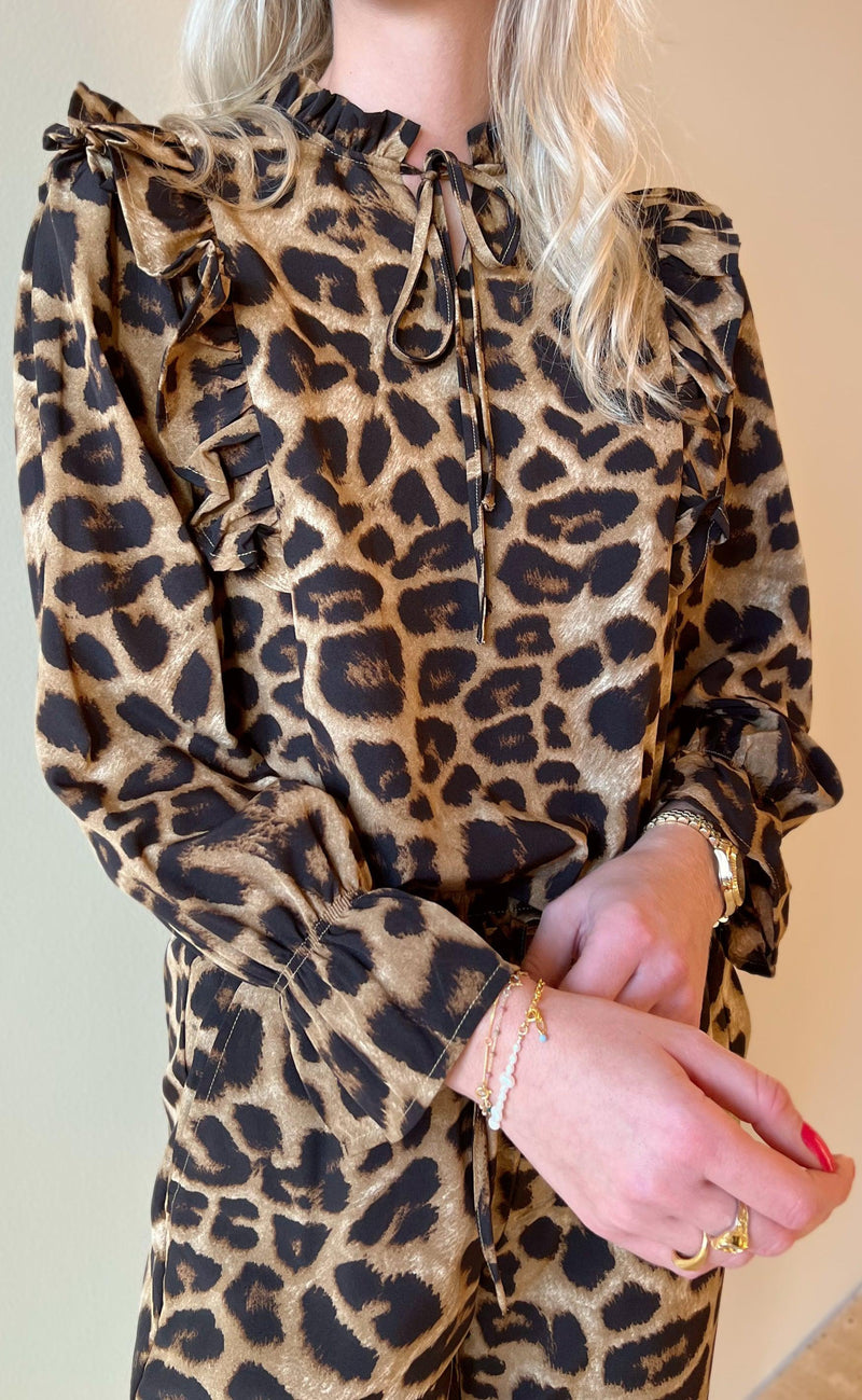 INA Copenhagen Skjorte - Julia - Leopard