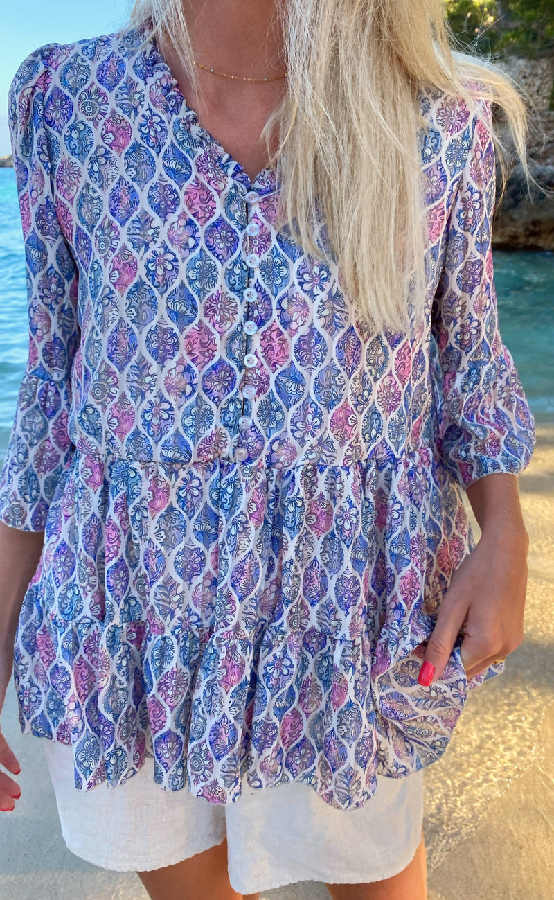 INA Copenhagen Top - Isabella - Flower Mix