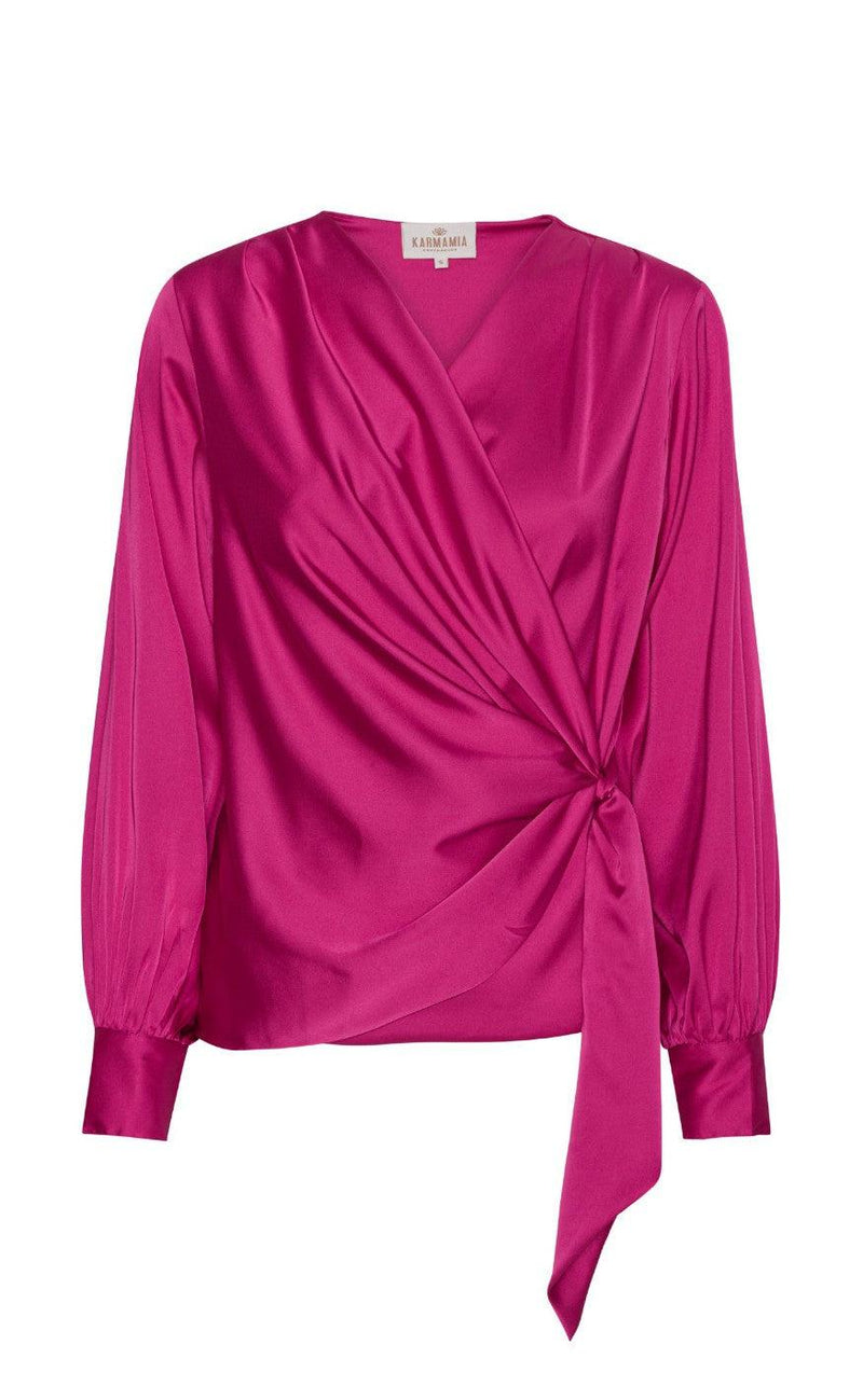 Karmamia Copenhagen Bluse - Ines - Rose Violet