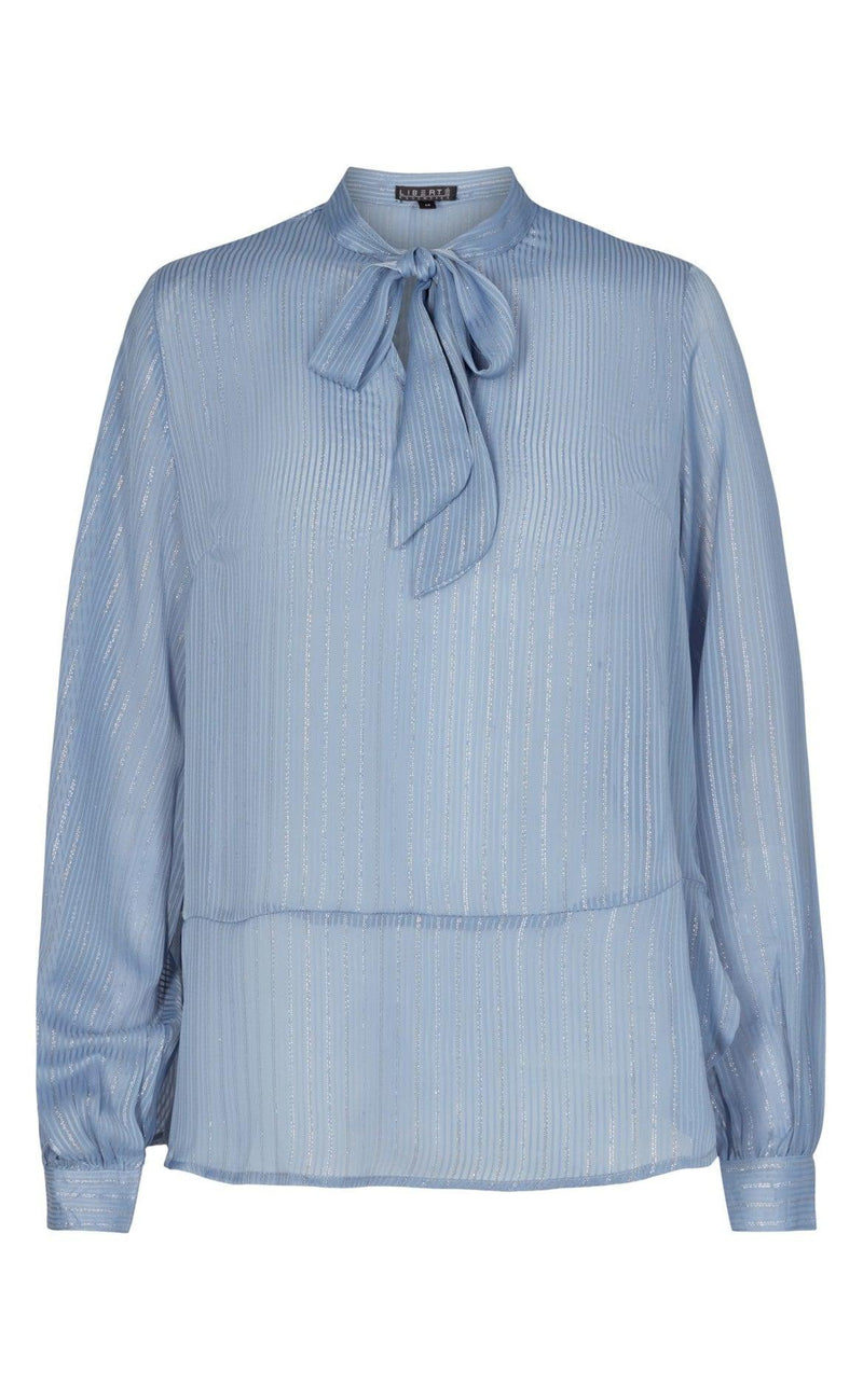 Liberte Bluse - Rubina - Dusty Blue