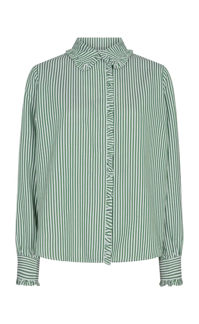 Liberte Bluse - Sia - Green Stripe