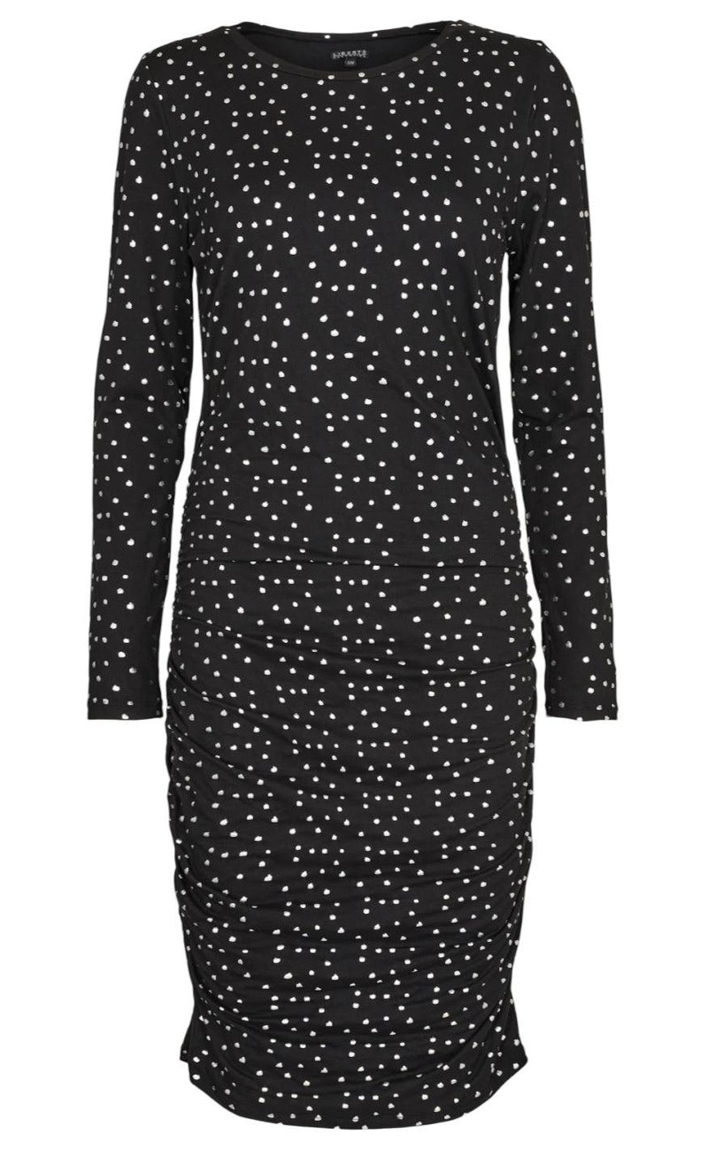 Liberte Kjole - Alma - Black Silver Dot
