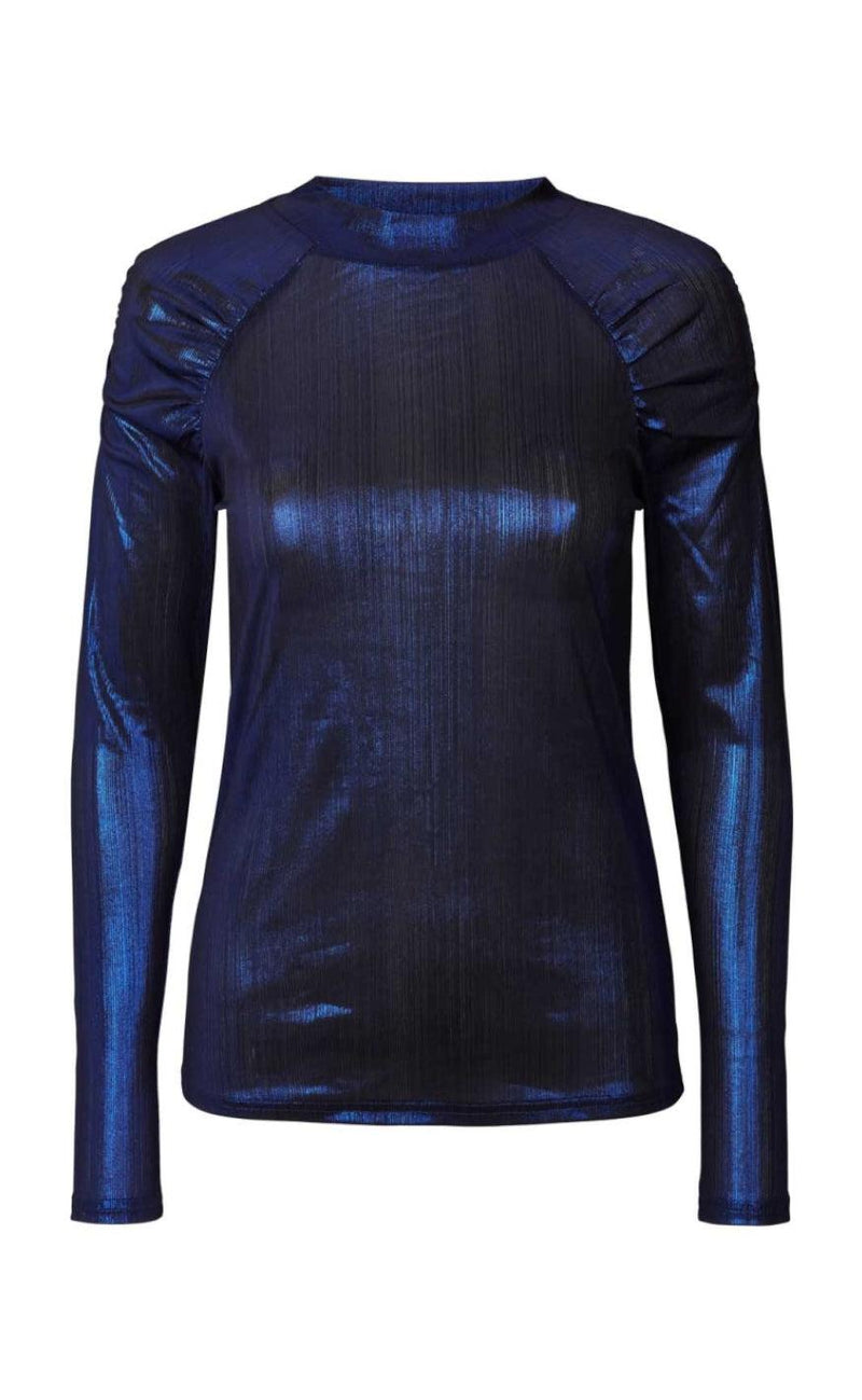 Lollys Laundry Bluse - Ellen - Blue