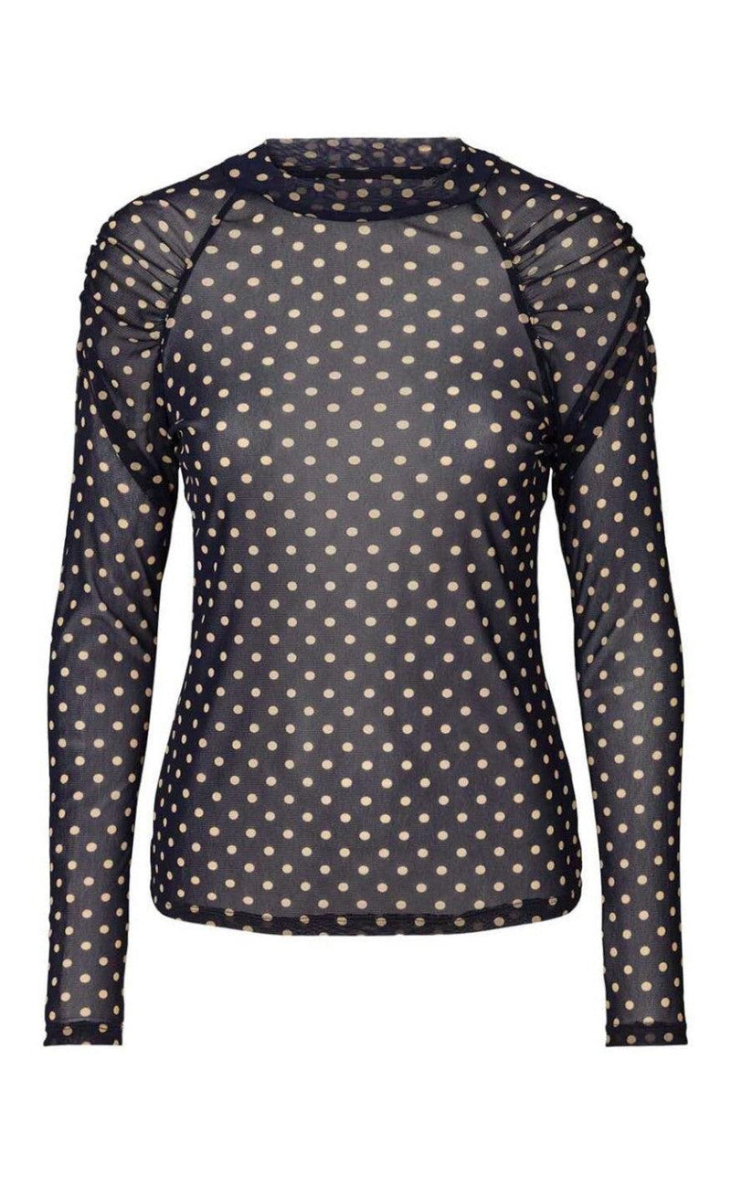 Lollys Laundry Bluse - Ellen - Dot Print