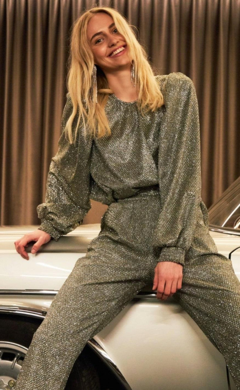Lollys Laundry Bluse - Monica - Silver