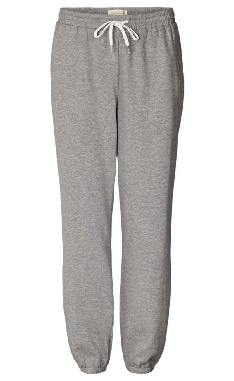 Lollys Laundry Bukser - Mona - Grey Melange