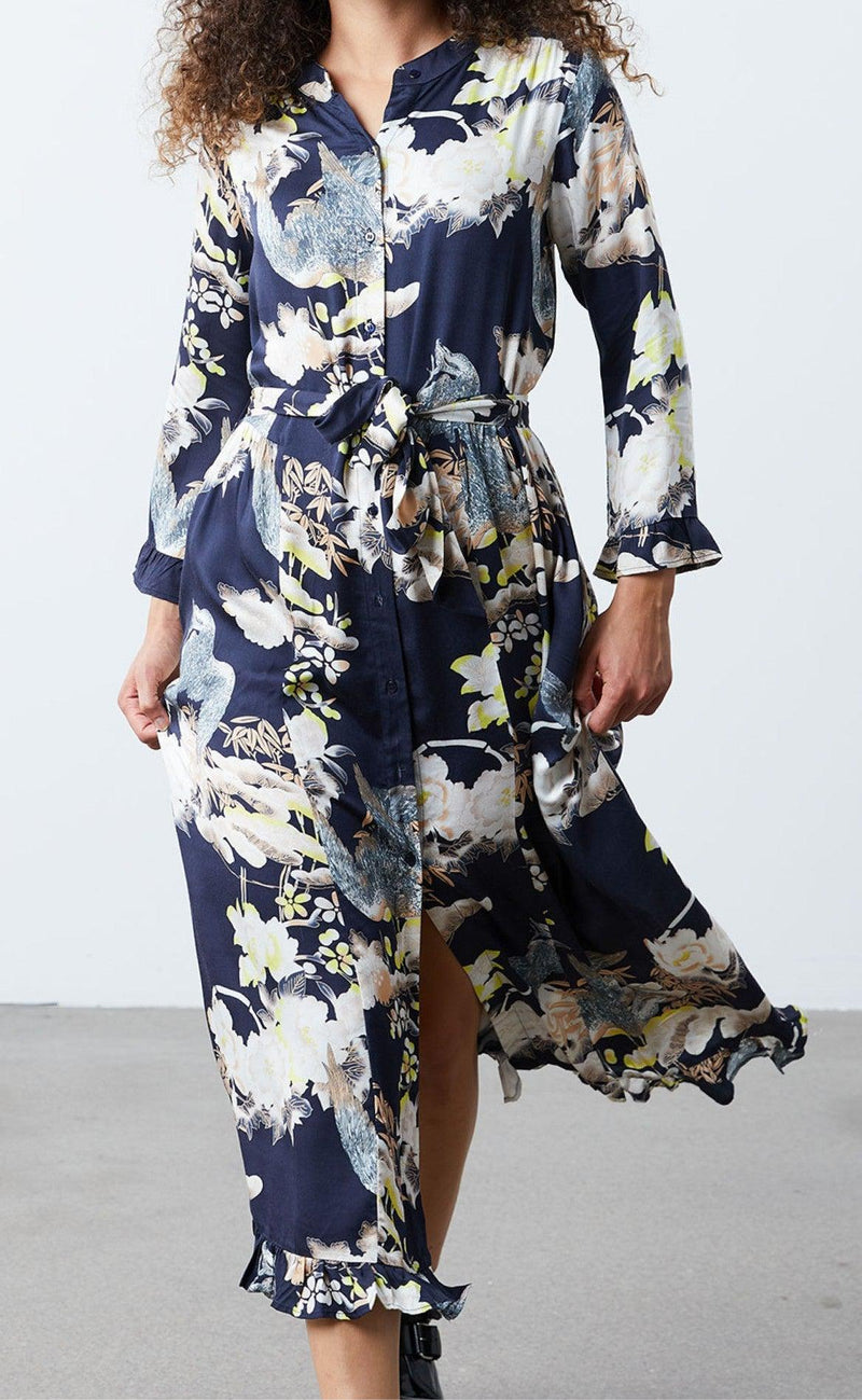 Lollys Laundry Kjole - Harper - Dark Navy