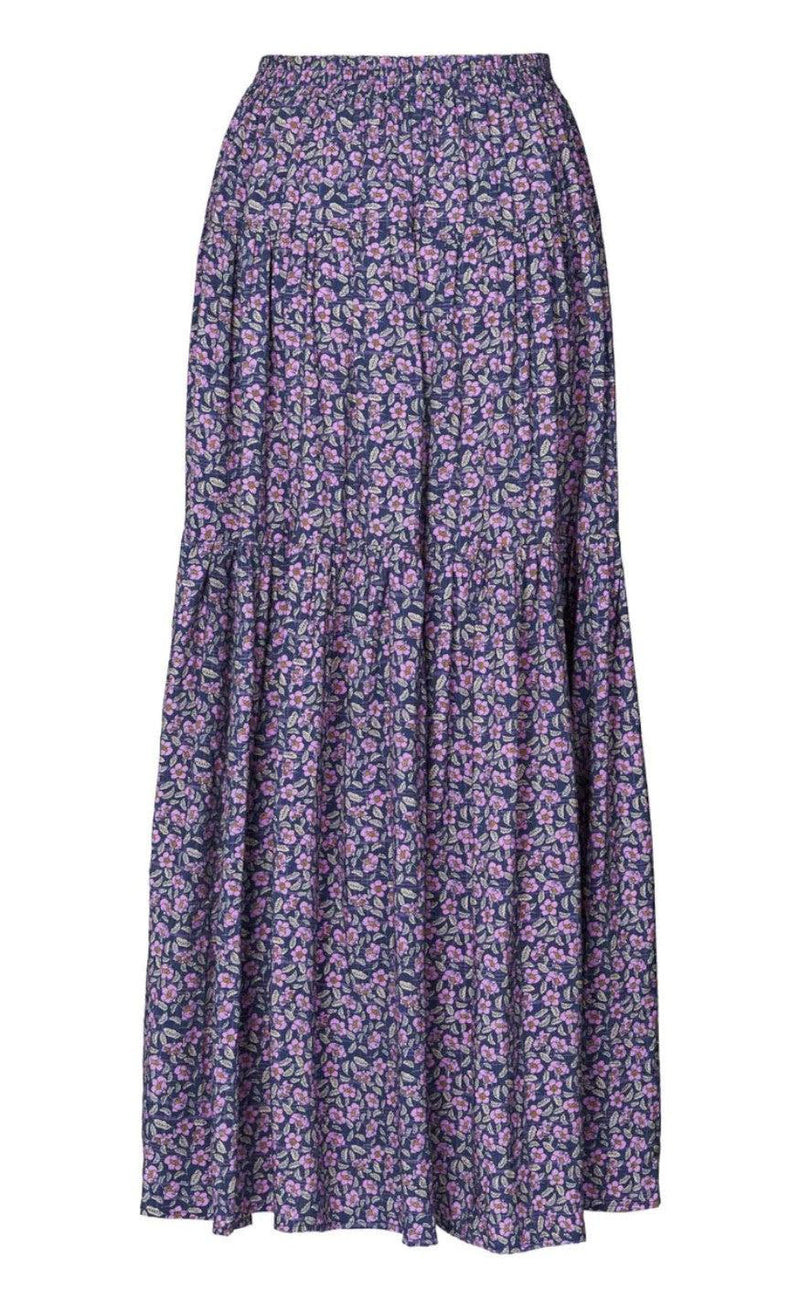 Lollys Laundry Nederdel - Sunset - Flower Print