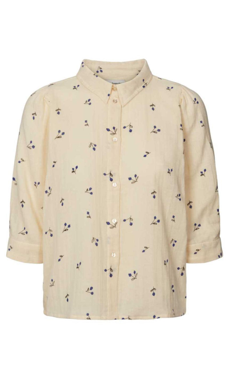 Lollys Laundry Skjorte - Bono - Blue
