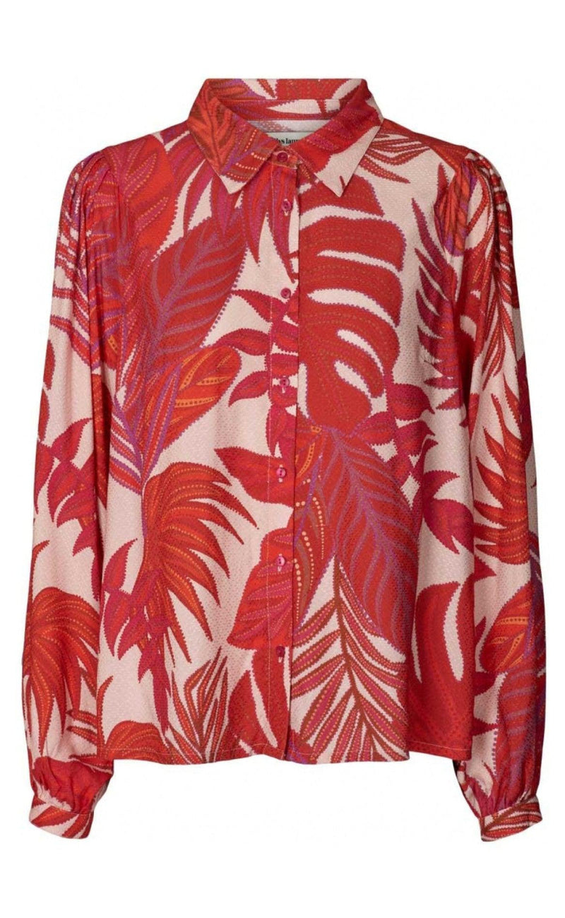 Lollys Laundry Skjorte - Twilight - 74 Flower Print