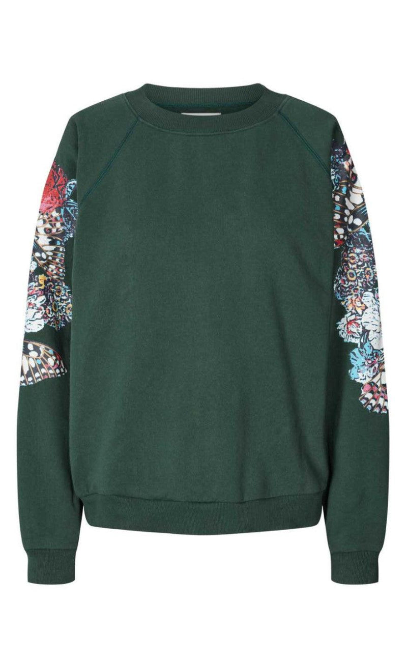 Lollys Laundry Sweatshirt - Tate - Dark Green