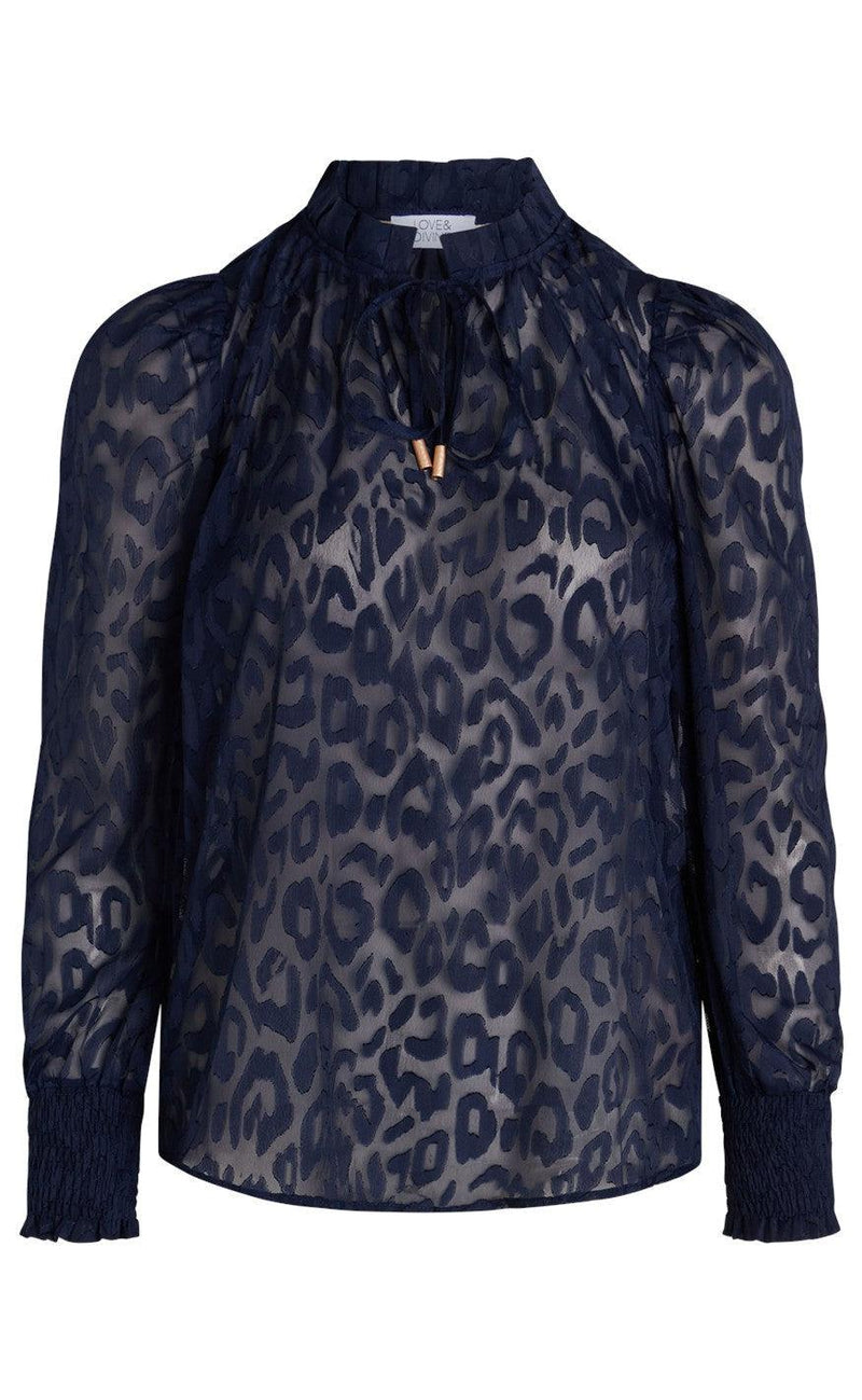 Love & Divine Bluse - Love490-11 - Navy