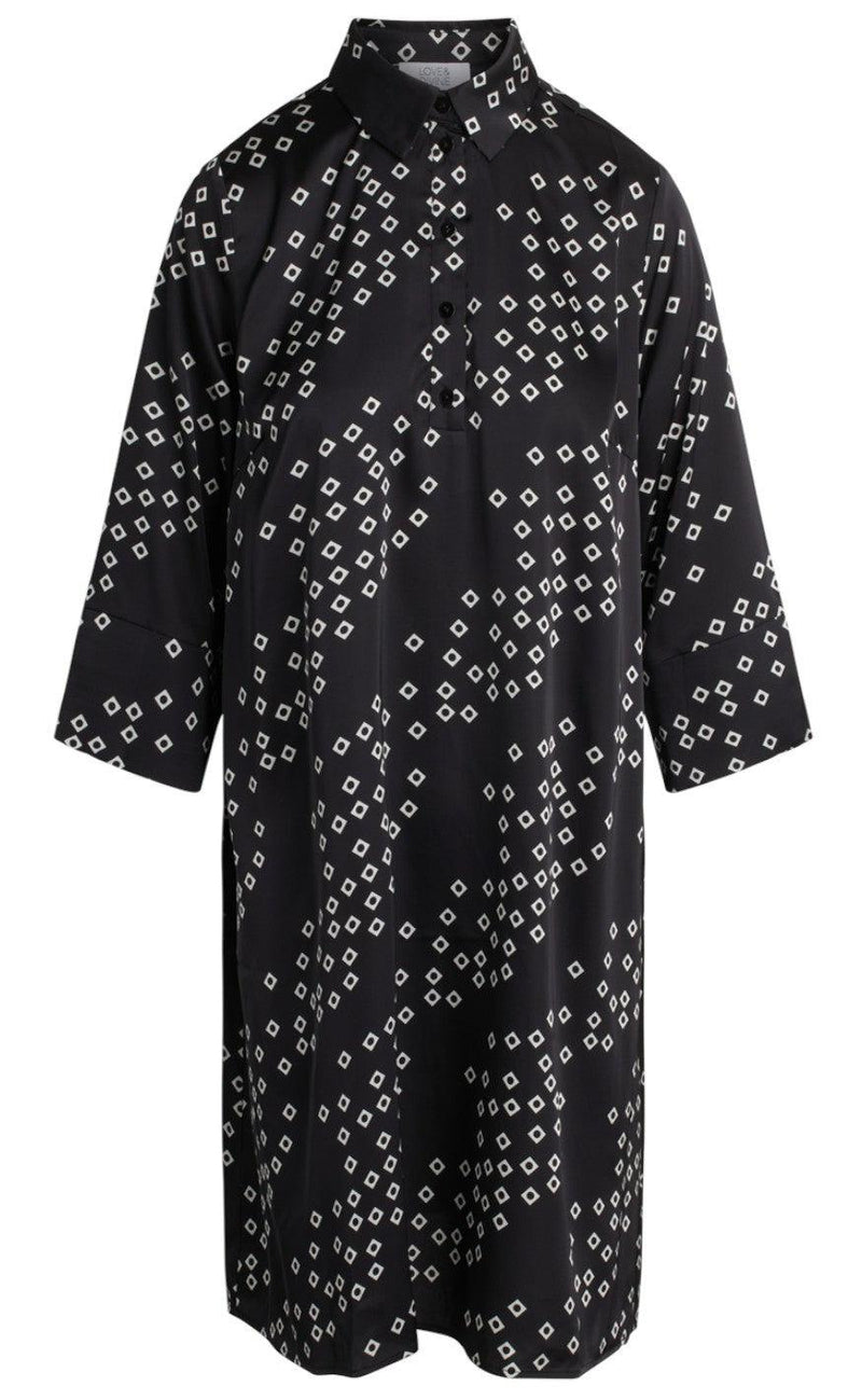 Love & Divine Kjole - Love441-14 - Black/Cream