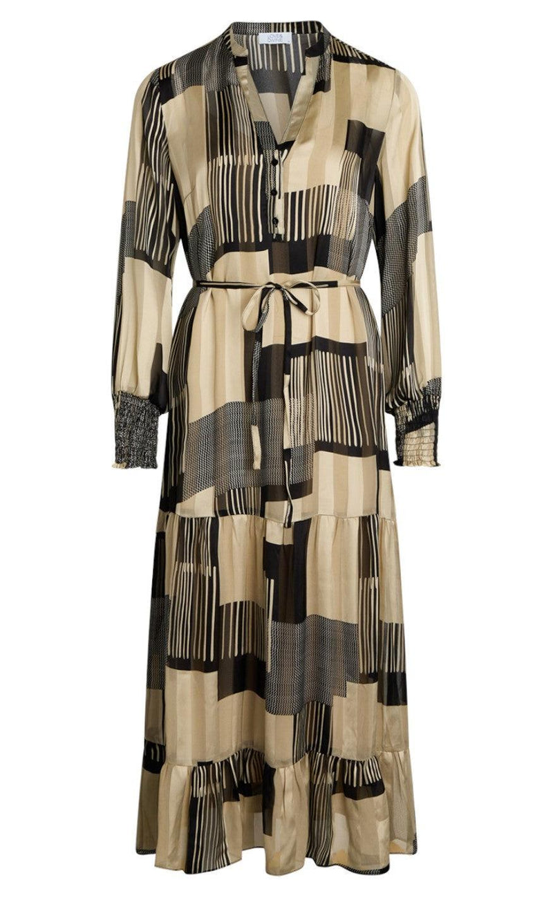 Love & Divine Kjole - Love449-6 - Sand/Black